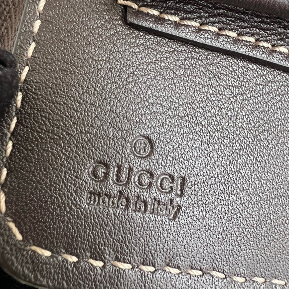 Authentic Gucci double  Zip top handle Clutch Bag - Picture 7 of 16